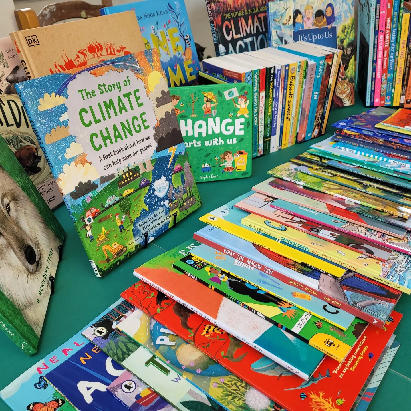 Children's Eco-Library for Climate Cafes & Learning Hubs